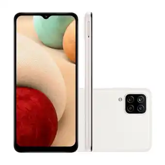 Supermercados Mateus Smartphone samsung 64gb a12 branco oferta
