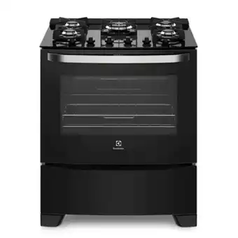 Supermercados Mateus Fogão 5 bocas 76gs electrolux preto bivolt oferta