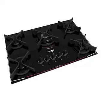 Supermercados Mateus Fogão cooktop glass 5 bocas preto dako oferta