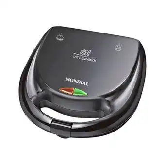 Supermercados Mateus Sanduicheira s-12 preta mondial oferta