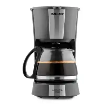 Supermercados Mateus Cafeteira preta aroma 16 inox mallory oferta