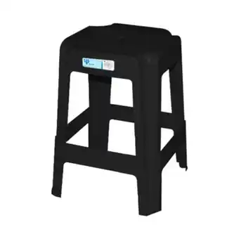 Banqueta preta de plástico ibap