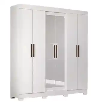 Supermercados Mateus Guarda roupa veron 6 portas 4 gavetas josan branco oferta