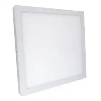 Luminária plafon led sobrepor quadrado 24w 30x30 branco frio