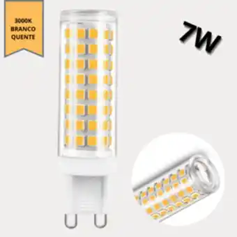 Leroy Merlin Lâmpada de led g9 7w halopin bipino branco quente oferta