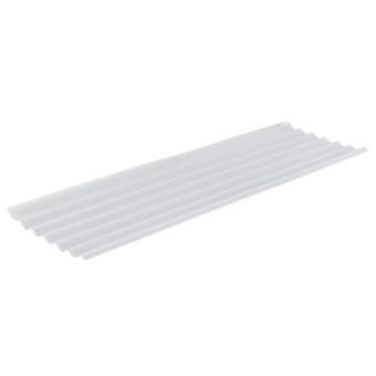 Leroy Merlin Telha polipropileno 1,53mx50cm ondulada translúcida atco oferta