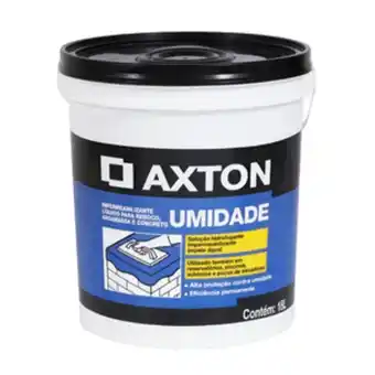 Leroy Merlin Aditivo impermeabilizante umidade 18l branco axton oferta