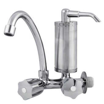 Leroy Merlin Torneira com filtro para parede de cozinha bica alta cromado 2201 c50 equation oferta
