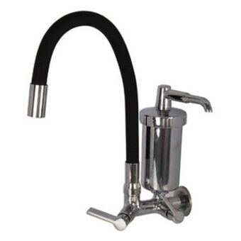 Leroy Merlin Torneira com filtro bica alta cromada e preta colors flex equation oferta