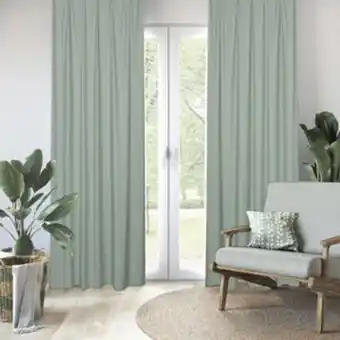 Leroy Merlin Cortina andrea jacquard verde sage 1,40x2,80m inspire oferta