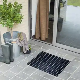 Leroy Merlin Capacho flavio borracha preto 0,60x0,40m inspire oferta