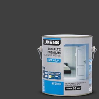 Leroy Merlin Esmalte base água acetinado preto 3,6l luxens oferta