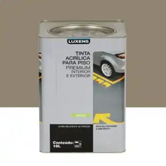 Leroy Merlin Tinta acrilica fosca para piso concreto 18l luxens oferta