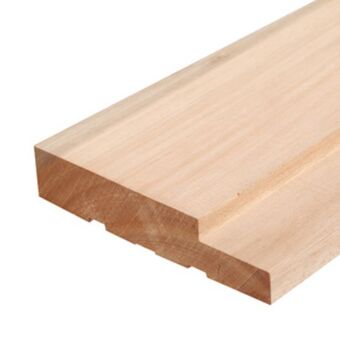 Batente de madeira eucalipto natural 215x14x3cm artens