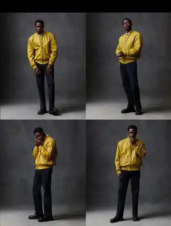 Jaqueta bomber de couro