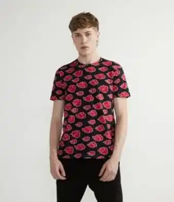Renner Camiseta manga curta em algodão com estampa naruto akatsuki oferta