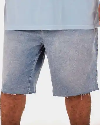Riachuelo Bermuda jeans plus size masculina com cós elástico denim médio allman by riachuelo oferta