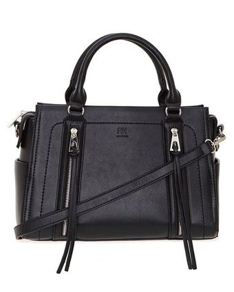 Bolsa feminina tote alça zíper preto accessori by riachuelo
