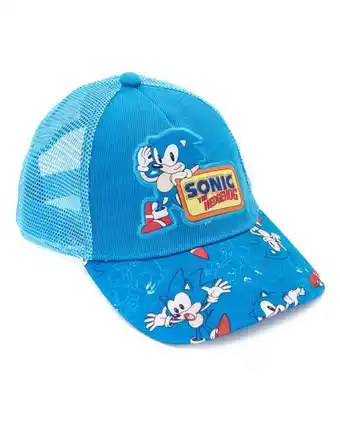 Boné infantil aba curva azul sonic