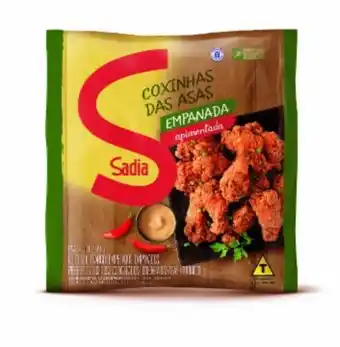 Supermercado Estrela Azul Coxinha da asa sadia empanada apimentada 400g oferta