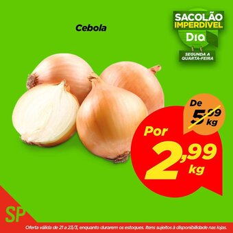 Dia Cebola 1kg oferta