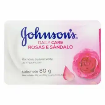 Sabonete johnsons rosa/sandalo 80g