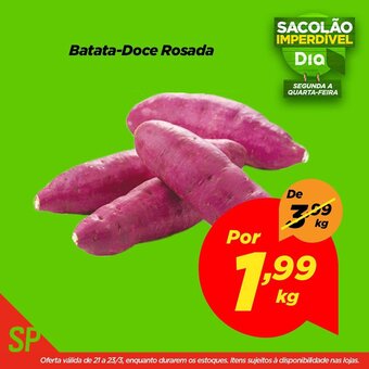 Dia Batata Doce Rosada 1kg oferta