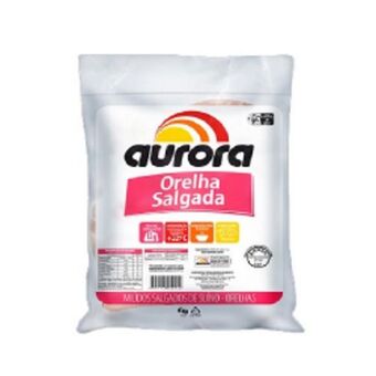 Orelha de porco salgada 600g