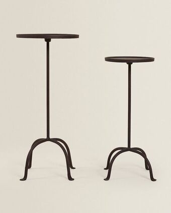 ZARA HOME Mesa metal efeito antigo oferta