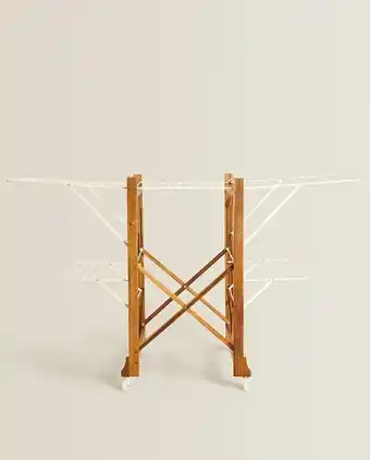 ZARA HOME Estendal dobrável madeira e metal oferta