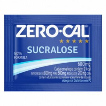 Adoçante em pó sucralose zero cal caixa 30g 50 unidades