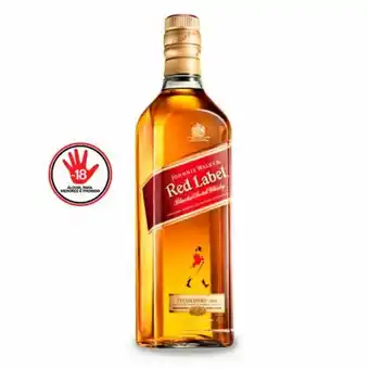 Whisky johnnie walker red label 1l