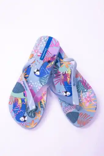 Chinelo feminino ipanema duo chic azul claro