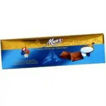 Chocolate suíço munz premium ao leite 300g