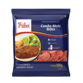 Mercadinhos São Luiz Coxão mole em bifes friboi congelado 800g oferta