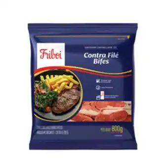 Mercadinhos São Luiz Contra filé em bifes friboi congelado 800g oferta