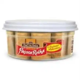 Paçoca da colônia rolha com açúcar mascavo 210g