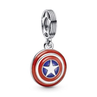 Pandora Charm pendente escudo capitao america_os vingadores marvel oferta