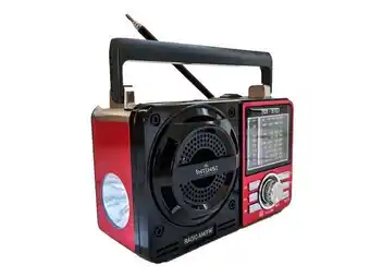 Rádio portátil intense 9 faixas usb ira-1088 - vermelho