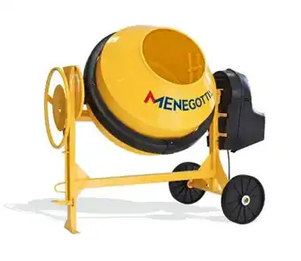 Betoneira menegotti prime 400 litros amarela