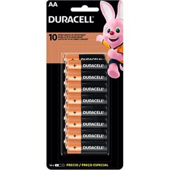 Kalunga Pilha alcalina duracell pequena aa - bt 16 un oferta