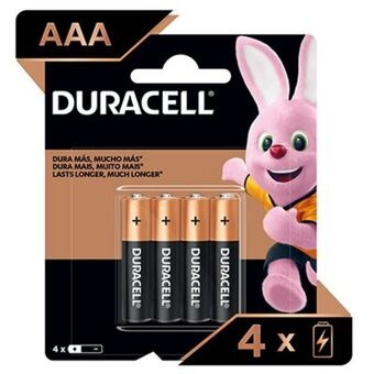 Kalunga Pilha alcalina duracell palito aaa - bt 4 un oferta