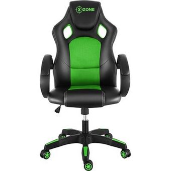 Kalunga Cadeira gamer x-zone basic preto e verde cgr-02 x-zone cx 1 un oferta