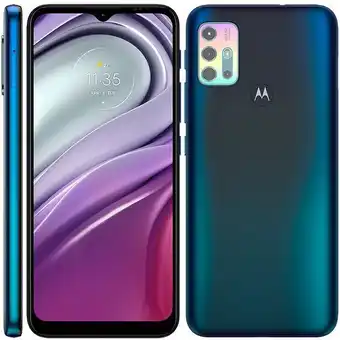 Smartphone motorola moto g20 128gb xt2128-1 -teal chama