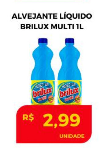 Atacadão Centro Sul Alvejante Liquido Brilux Multi 1L oferta