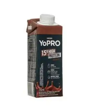 Covabra Supermercados Bebida láctea danone yopro protein 15g chocolate 250ml oferta