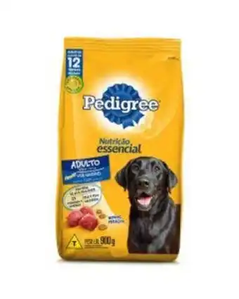 Alimento para cães pedigree adulto nutrição essencial 900g
