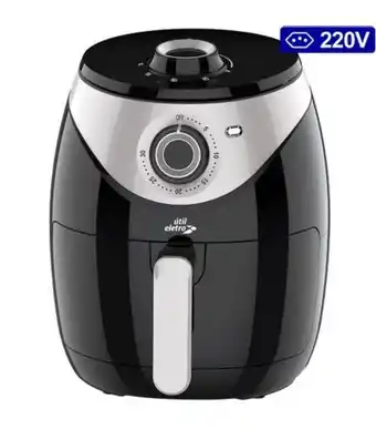 Air fryer elétrica preta útil eletro 3.8l hb8023b 220v