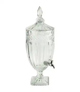 Suqueira de vidro com torneira útil bazar 4,5l tw9148e