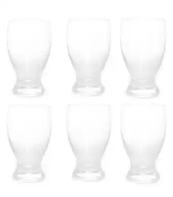 Jogo de taças de vidro 6 peças 300ml rf094
